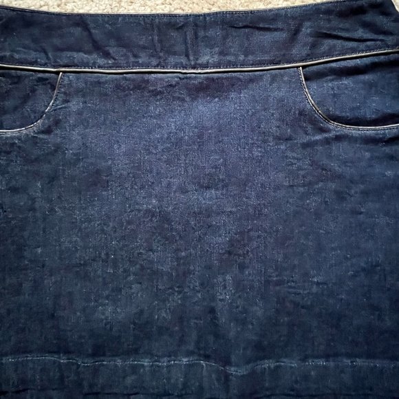 Denim Womens Mini Skirt with Pockets Size 6 - Picture 3 of 5